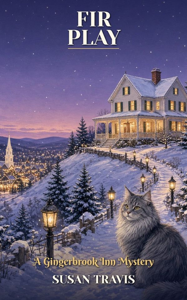 Cover of Fir Play, A Gingerbrook Inn Mystery by Susan Travis